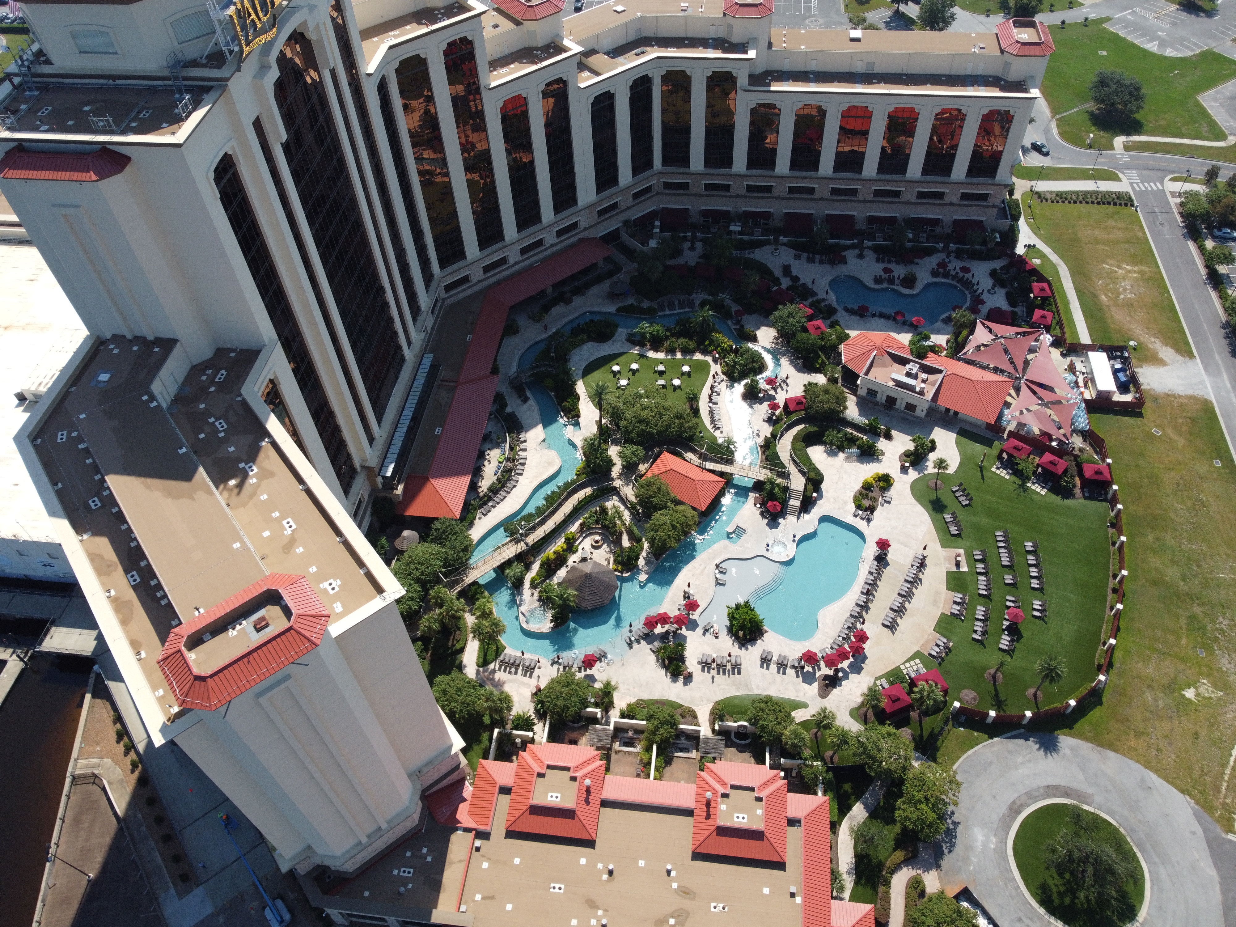 Aerial perspective of urban properties